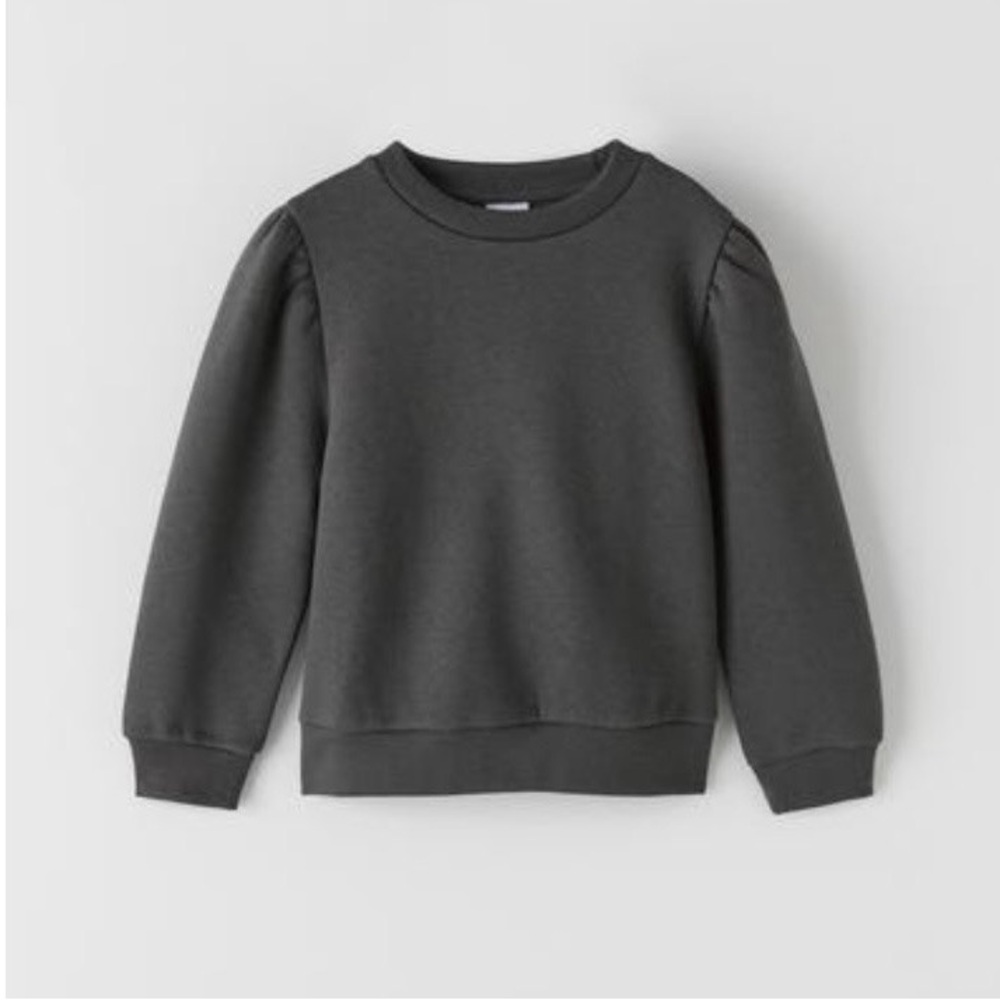 Kids Zara Balloon Sleeve Sweatshirt (Size 11-12 Years Old)